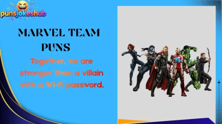 Marvel Team Puns
