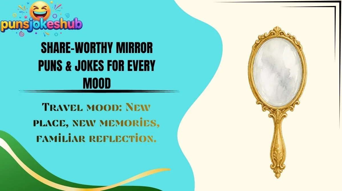 Share-Worthy Mirror Puns & Jokes for Every Mood