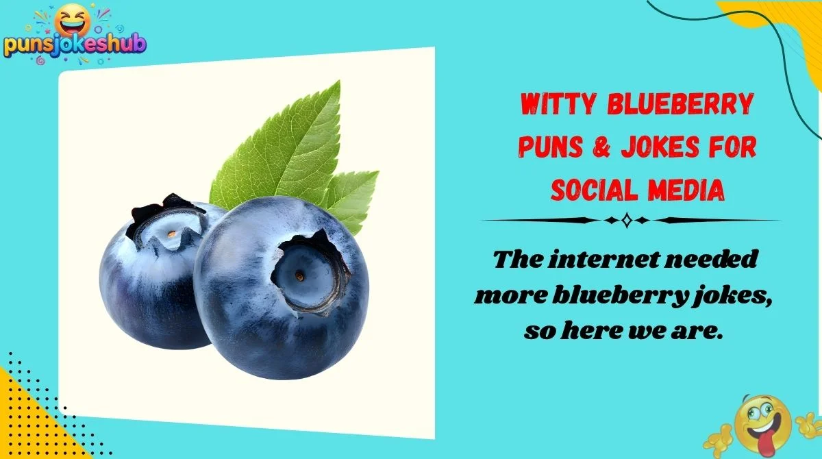 Witty Blueberry Puns & Jokes for Social Media