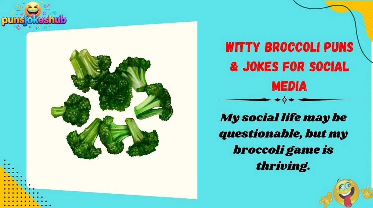 Witty Broccoli Puns & Jokes for Social Media