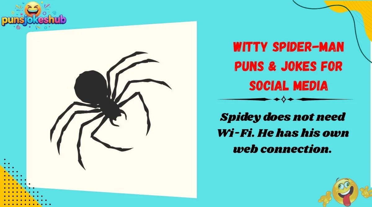 Witty Spider-Man Puns & Jokes for Social Media