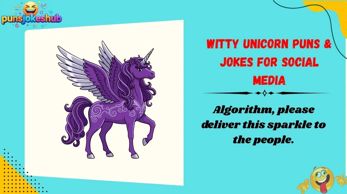 Witty Unicorn Puns & Jokes for Social Media