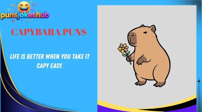 Capybara Puns