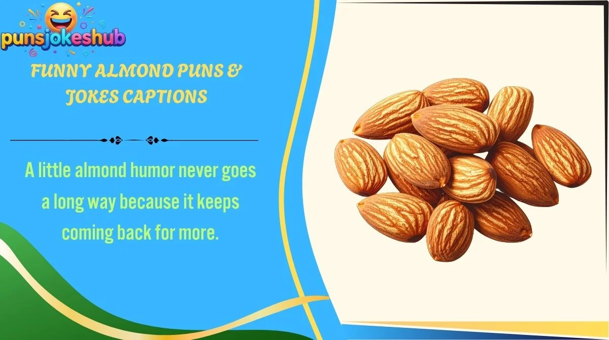 Funny Almond Puns & Jokes Captions