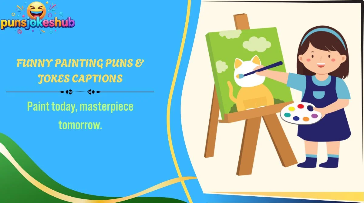 Funny Painting Puns & Jokes Captions