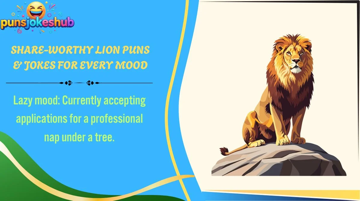 Share-Worthy Lion Puns & Jokes for Every Mood