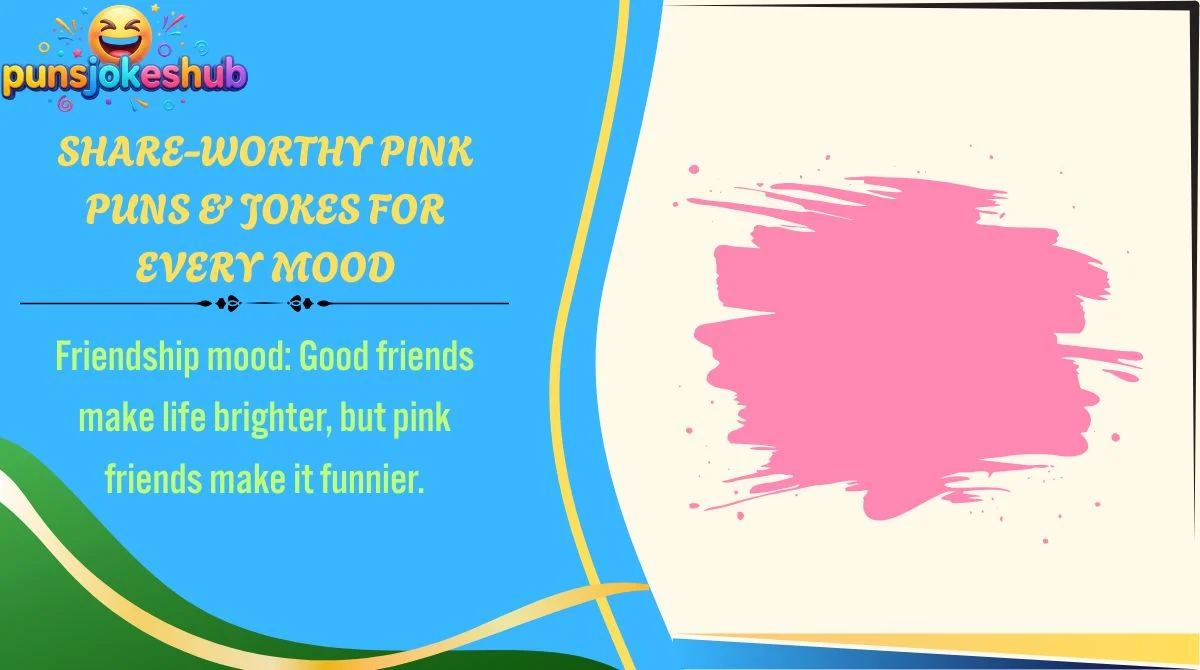 Share-Worthy Pink Puns & Jokes for Every Mood