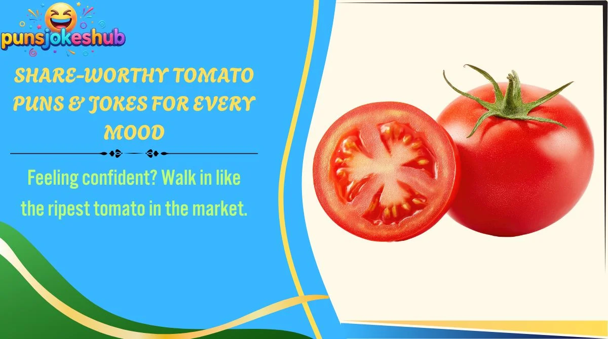 Share-Worthy Tomato Puns & Jokes for Every Mood