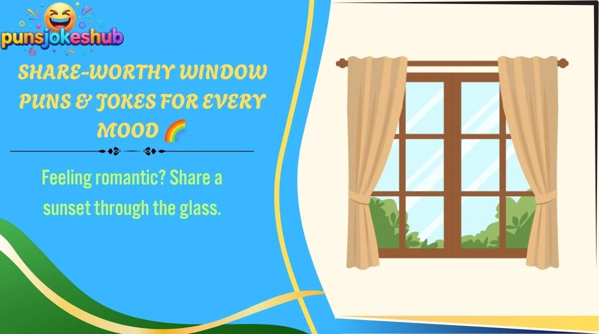 Share-Worthy Window Puns & Jokes for Every Mood 