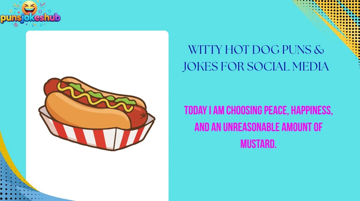 Witty Hot Dog Puns & Jokes for Social Media