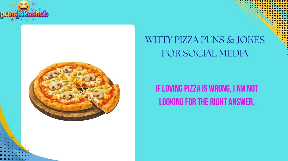 Witty Pizza Puns & Jokes for Social Media