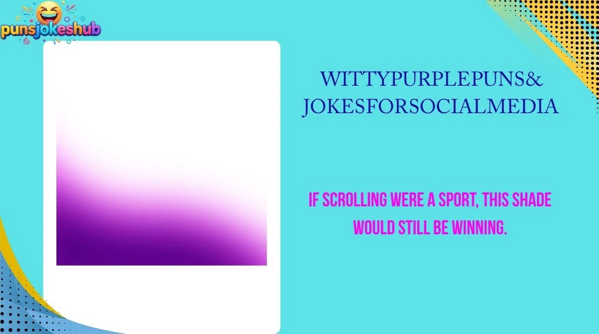 Witty Purple Puns & Jokes for Social Media