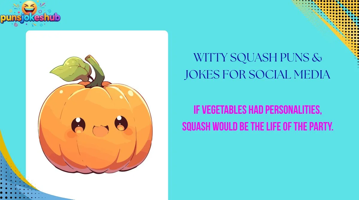 Witty Squash Puns & Jokes for Social Media